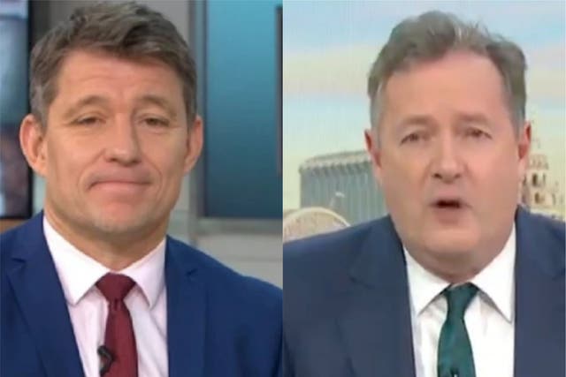 <p>Ben Shephard has replaced Piers Morgan on today’s instalment of GMB</p>