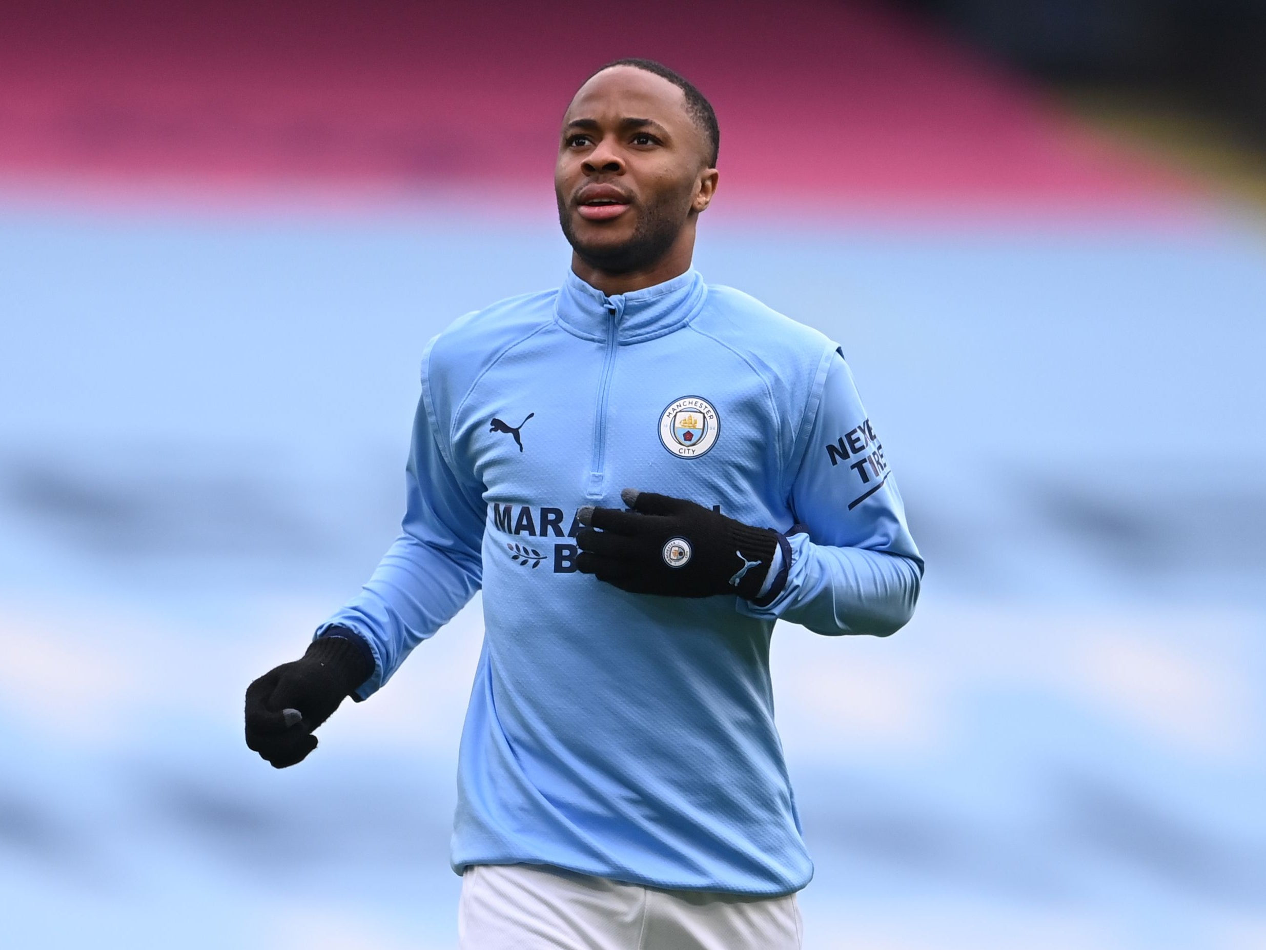 Manchester City winger Raheem Sterling