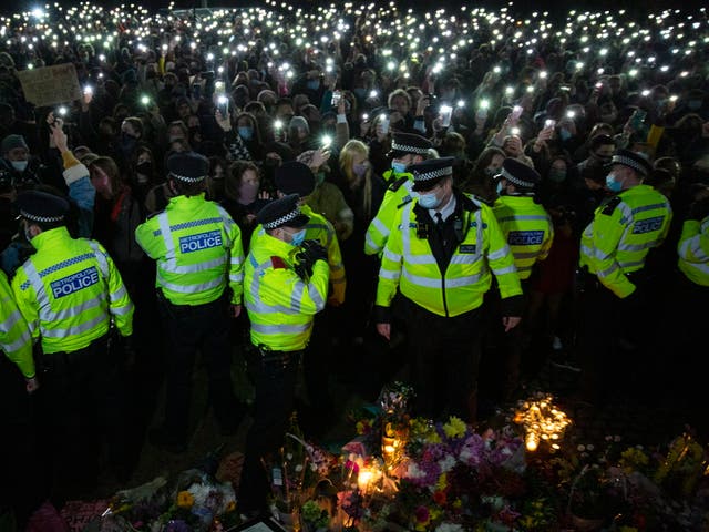 <p>An independent investigation is under way into the Metropolitan Police’s handling of Saturday’s vigil on Clapham Common, which ended with arrests amid accusations of heavy-handedness</p>