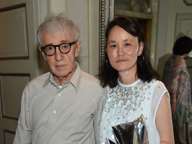 <p>Woody Allen and Soon-Yi Previn photographed in 2016</p>