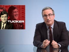 John Oliver rips apart Tucker Carlson for being ‘most prominent vessel in America for white supremacist talking points’