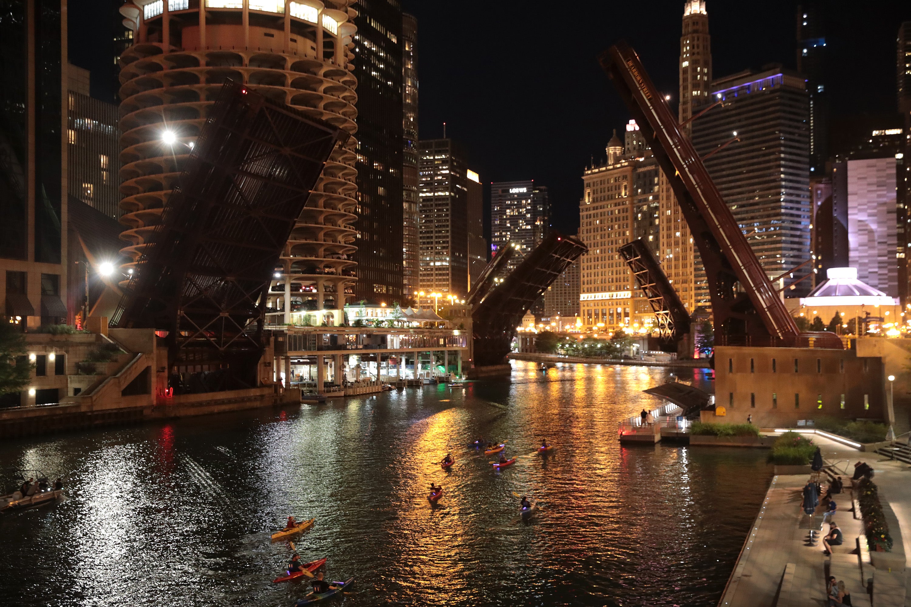 The Chicago River. A new study from online home brokerage firm Redfin found that in cities across the US, neighbourhoods segregated via “red-lining” face increased climate change risk.