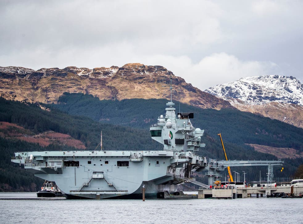 HMS Queen Elizabeth is due to take its maiden operation voyage in the Indo-Pacific with US F-35 warplanes on board