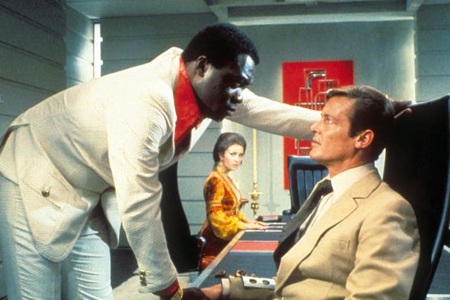 Yaphet Kotto and Roger Moore in Live and Let Die
