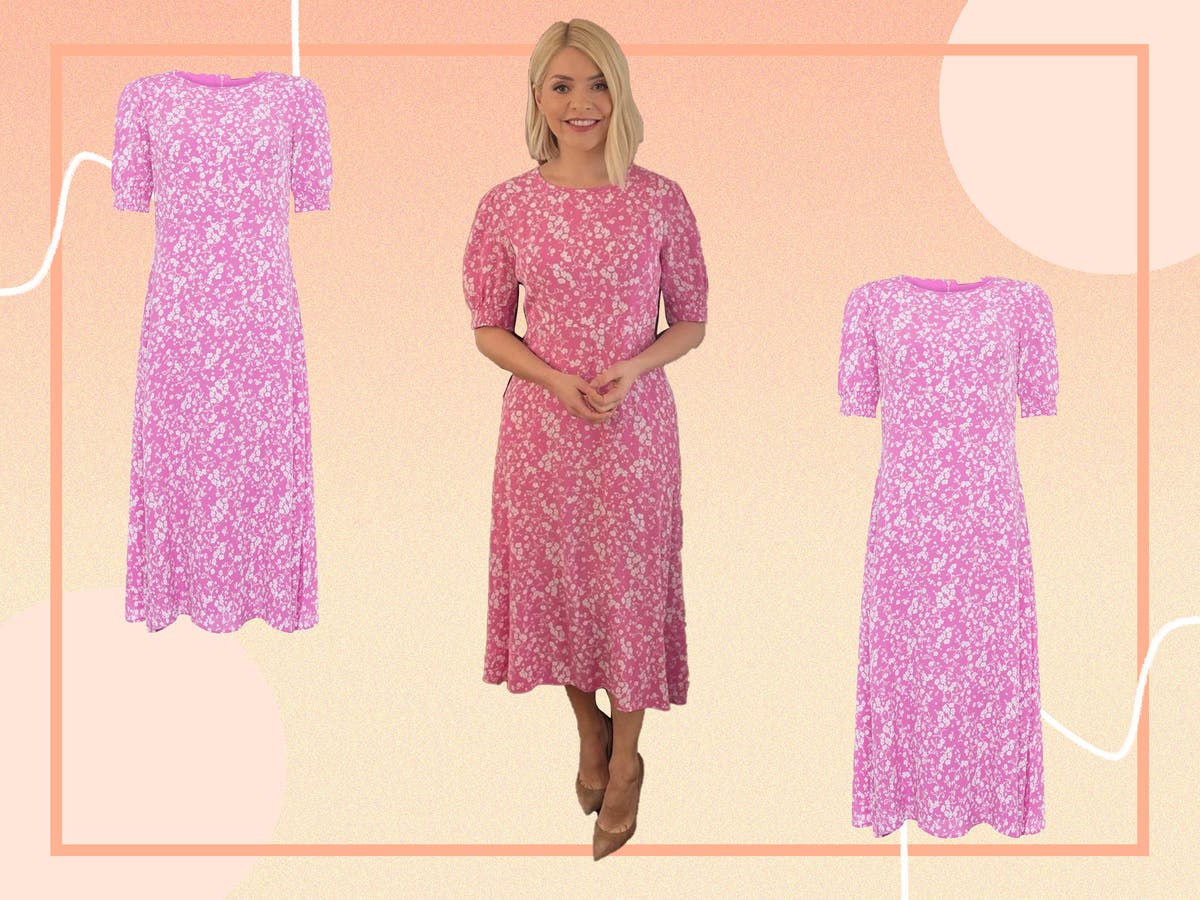 Holly Willoughby’s This Morning dress today: Where to buy her pink outfit