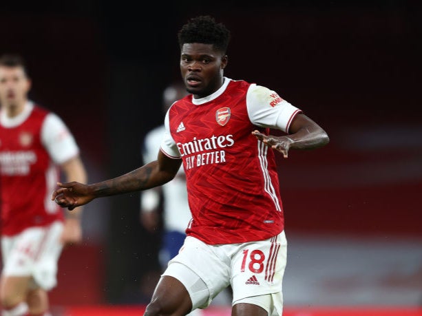 Partey impressed in the North London derby on Sunday