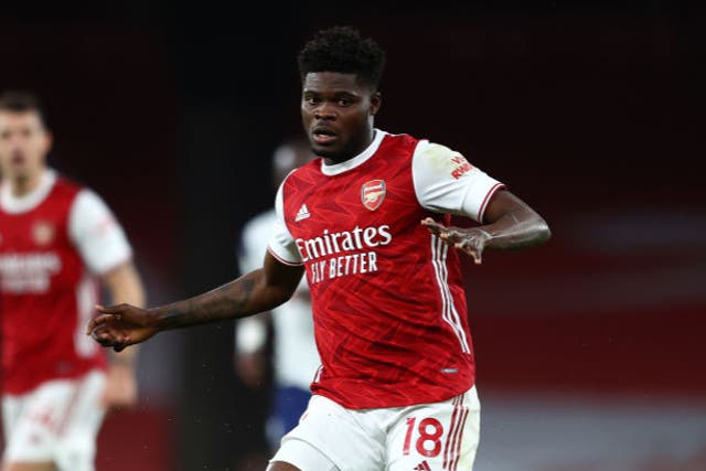 <p>Partey impressed in the North London derby on Sunday</p>