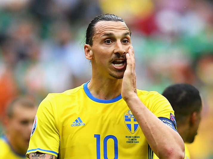 Ibrahimovic has not played for Sweden for nearly five years