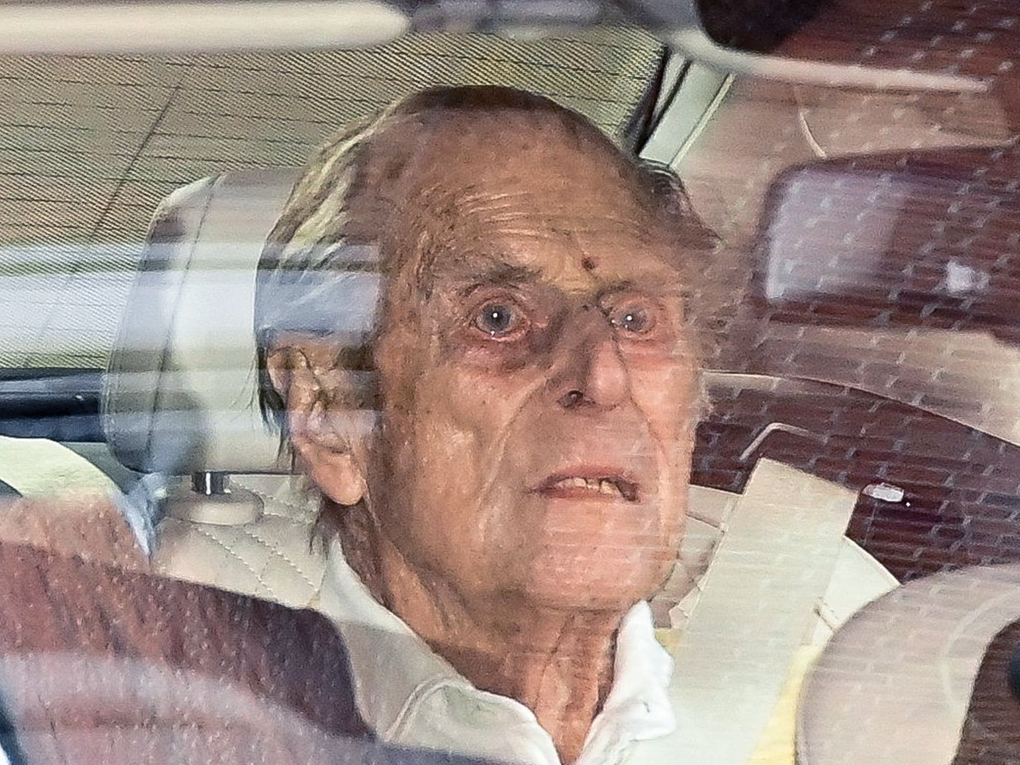 Prince Philip leaves King Edward VII’s Hospital in central London