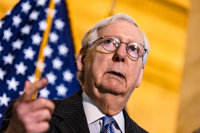 Senate Minority Leader Mitch McConnell has threatened to upend the Biden presidency if Democrats do away with the filibuster.