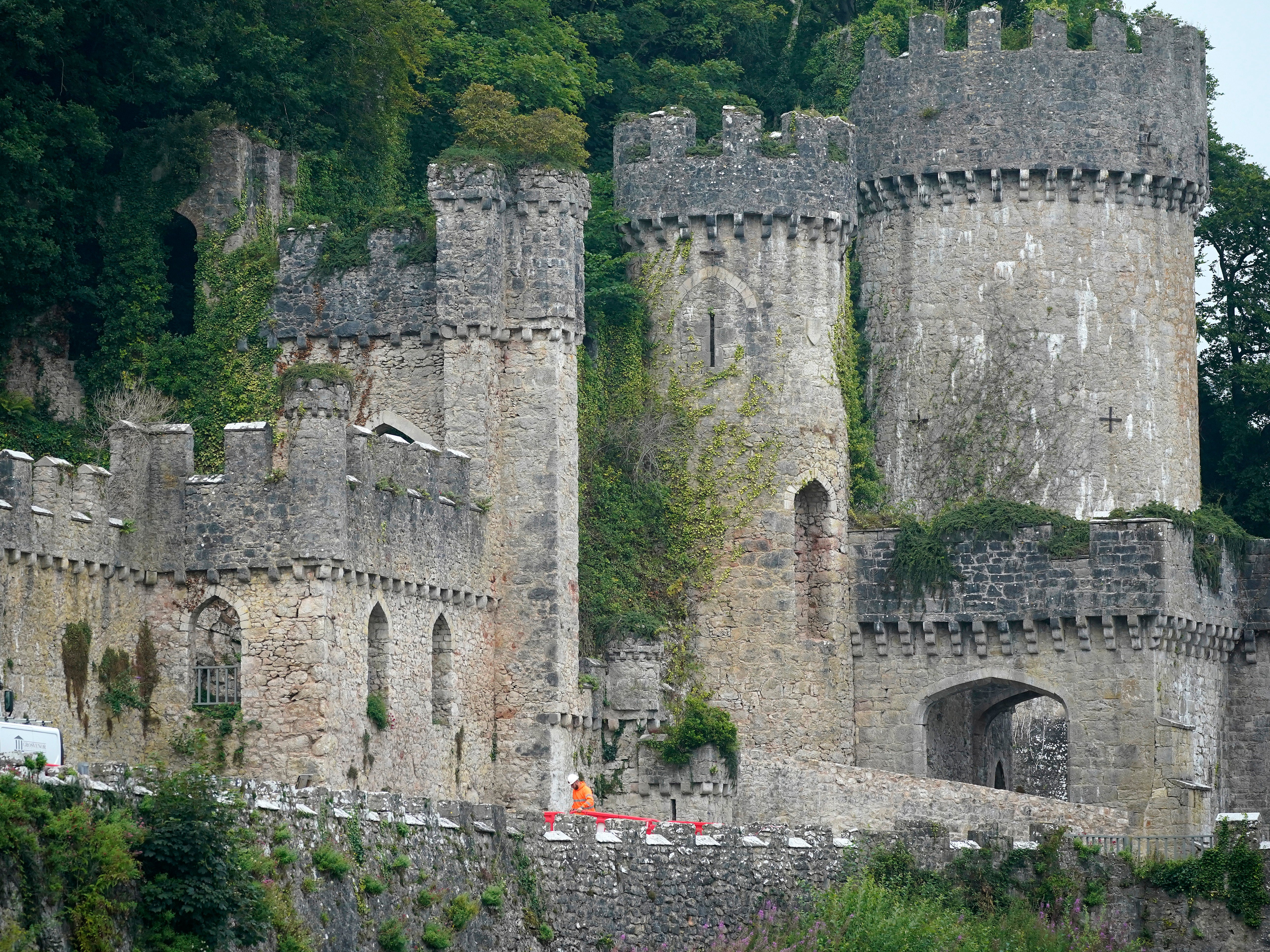 Gwrych Castle in Wales, where the 2020 and 2021 editions of ‘I’m A Celebrity’ were staged
