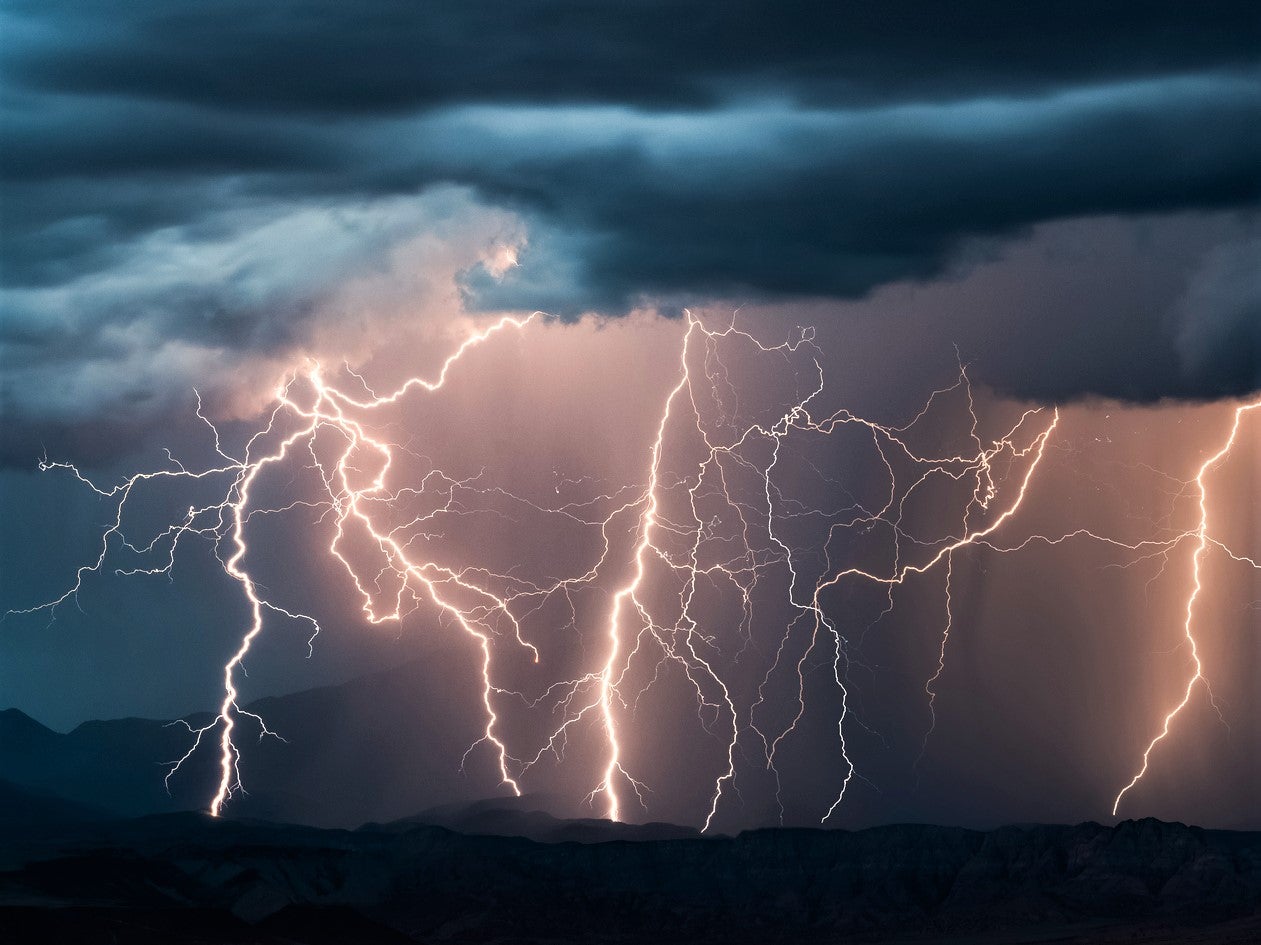 A one degree Celsius increase in temperature would increase the frequency of lightning strikes by 12 per cent, scientists have warned