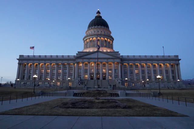 <p>The Utah Capitol is shown on March 5, 2021, in Salt Lake City Conservative lawmakers in Utah have fired another salvo in their longtime campaign against online porn with a new requirement that all cellphones and tablets sold in the state automatically block pornography in a plan that critics call a significant intrusion on free speech</p>