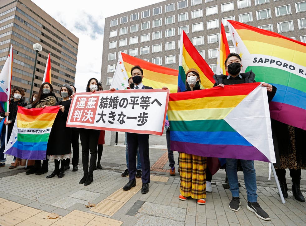 Landmark Ruling In Japan Finds Same Sex Marriage Ban ‘unconstitutional The Independent
