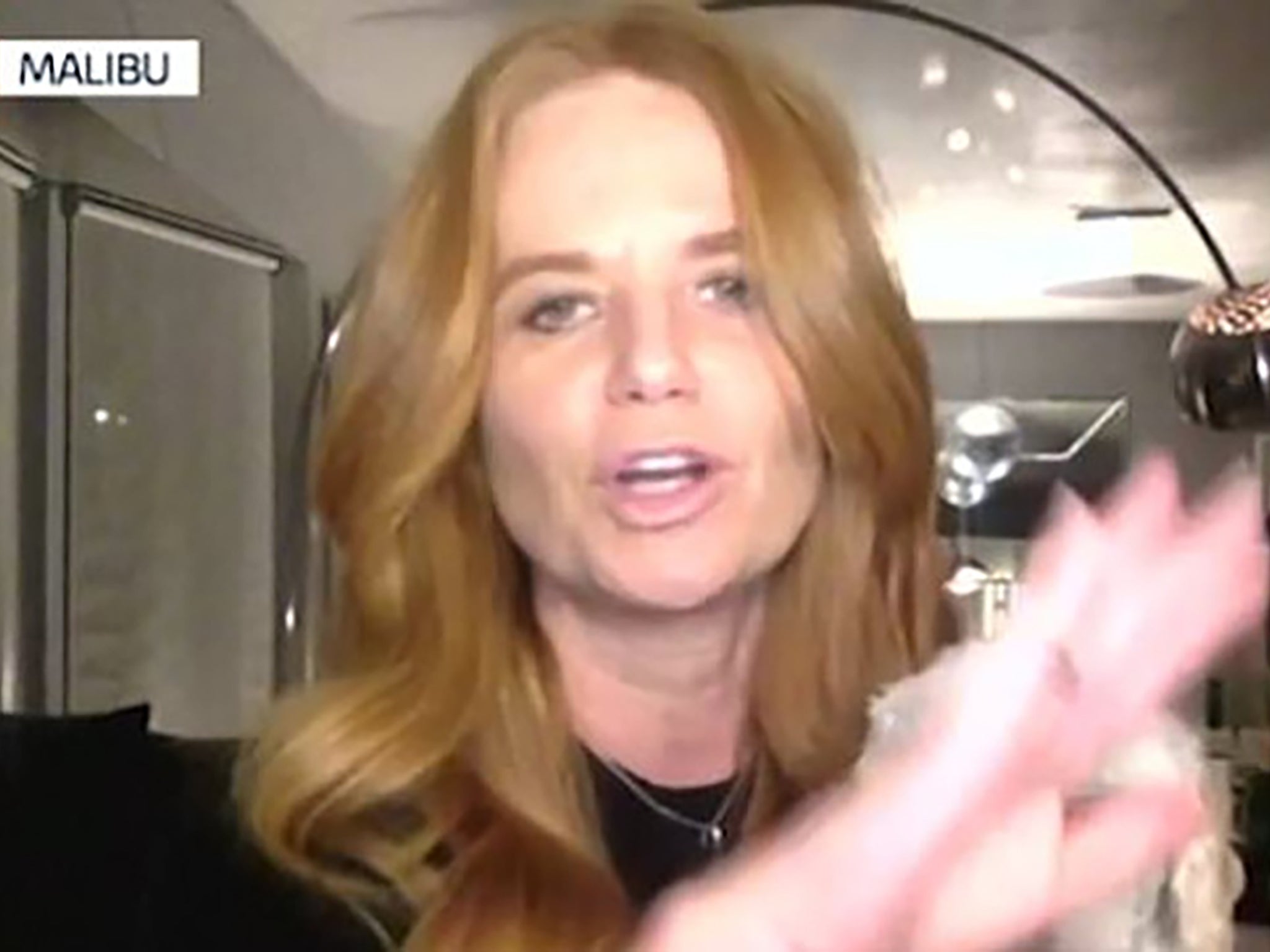 Patsy Palmer shuts down her Good Morning Britain interview earlier today (17 March)