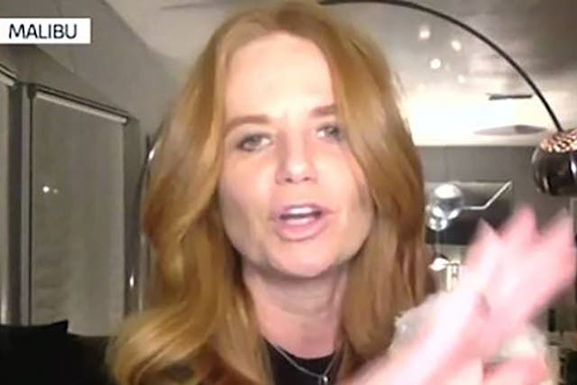 Patsy Palmer shuts down her Good Morning Britain interview earlier today (17 March)