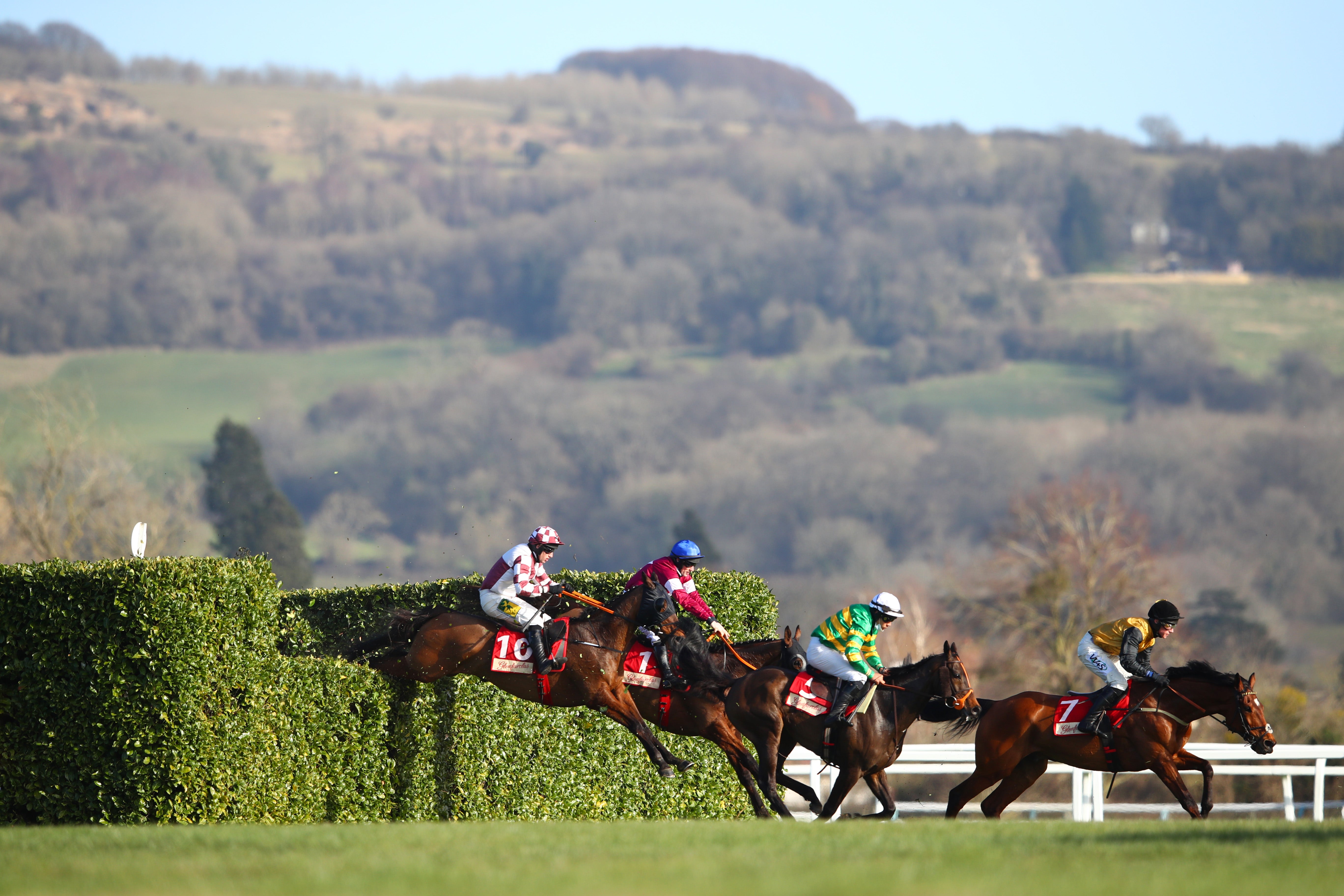 King’s Temptation, right, in action at Cheltenham on Wednesday