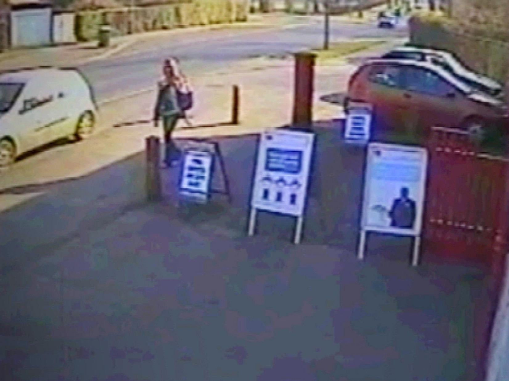 A still from CCTV footage shows Claudia Lawrence walking home from work at the University of York the day before she was reported missing