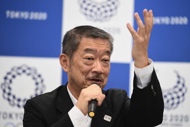 <p>Hiroshi Sasaki speaks at a press conference for opening and closing ceremonies of Tokyo Olympics on 31 July, 2018 in Tokyo</p>