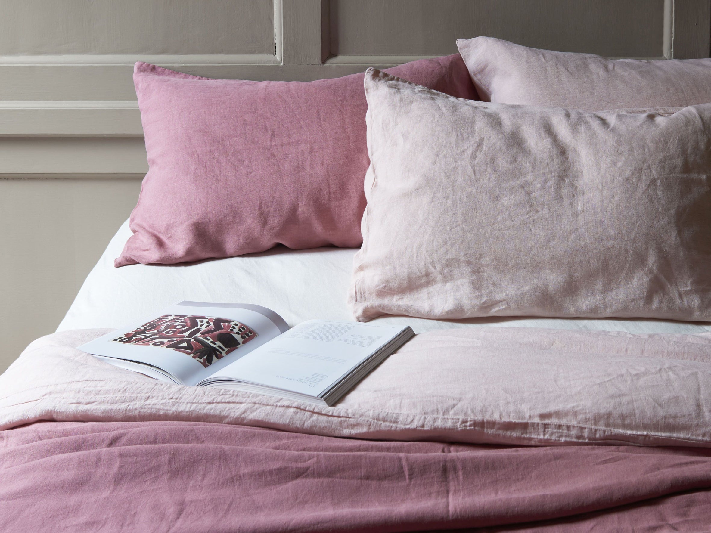 8 Loaf – Lazy Linen bed linen in Old Rose digi