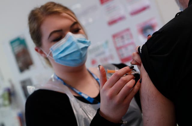 Virus Outbreak Britain Vaccination