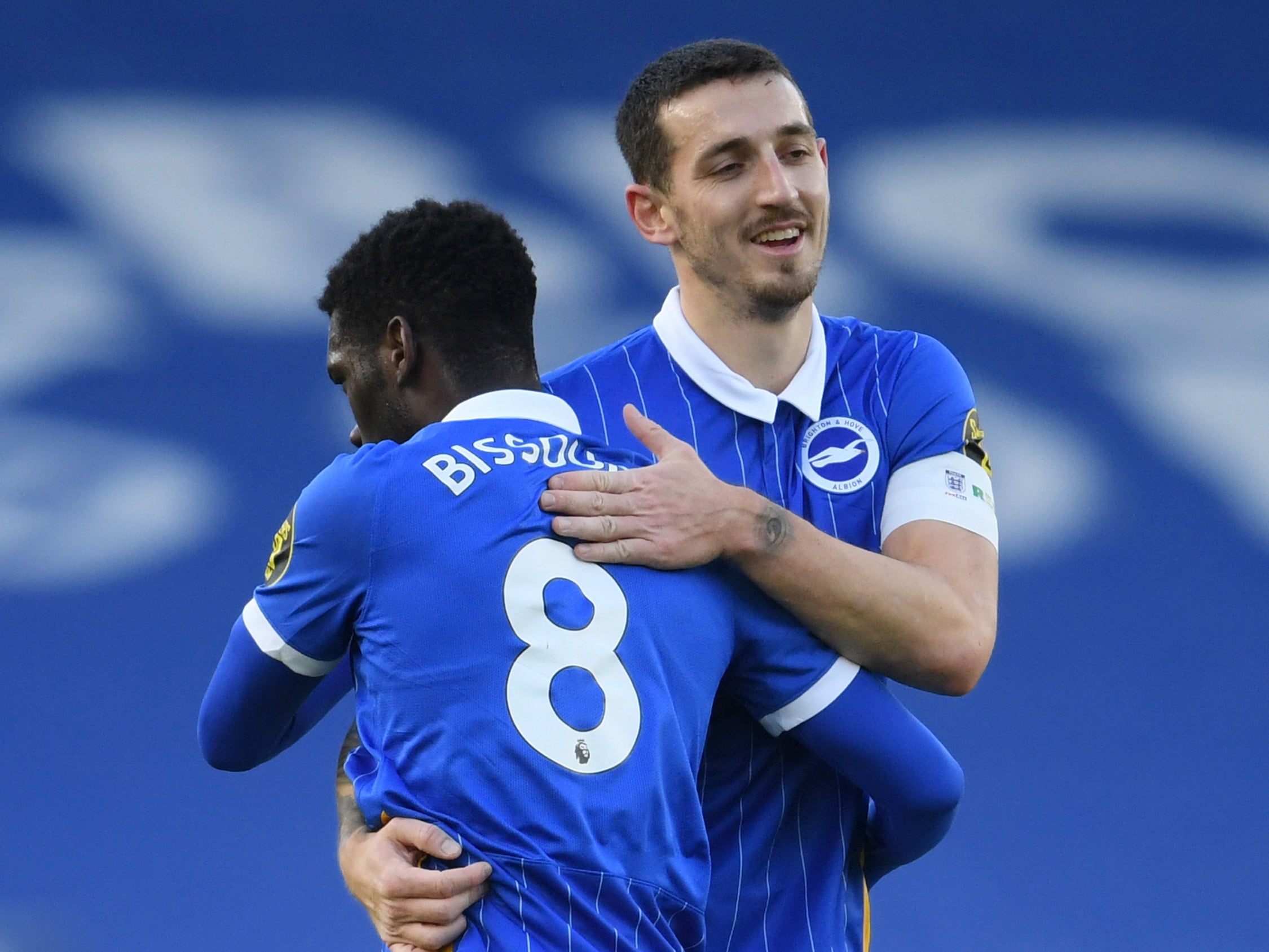 Brighton defender Lewis Dunk