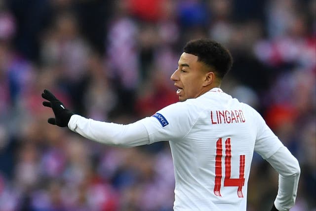 <p>Jesse Lingard last featured for England in 2019</p>