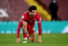 Trent Alexander-Arnold’s level has dropped this season, says England manager Gareth Southgate