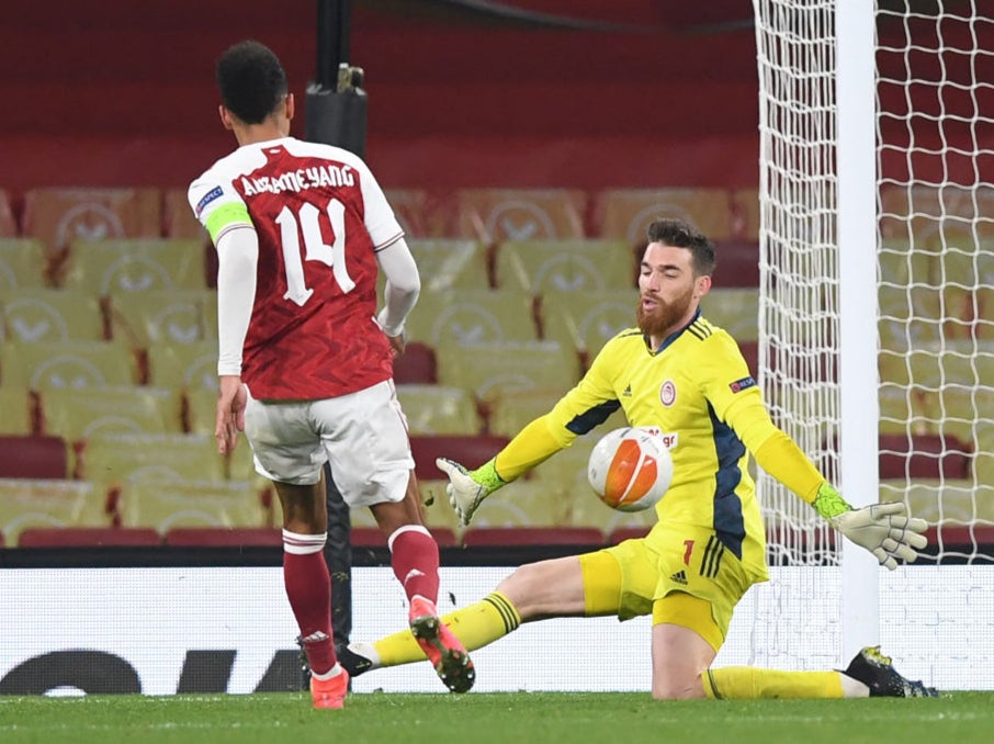 Pierre-Emerick Aubameyang was wasteful in front of goal