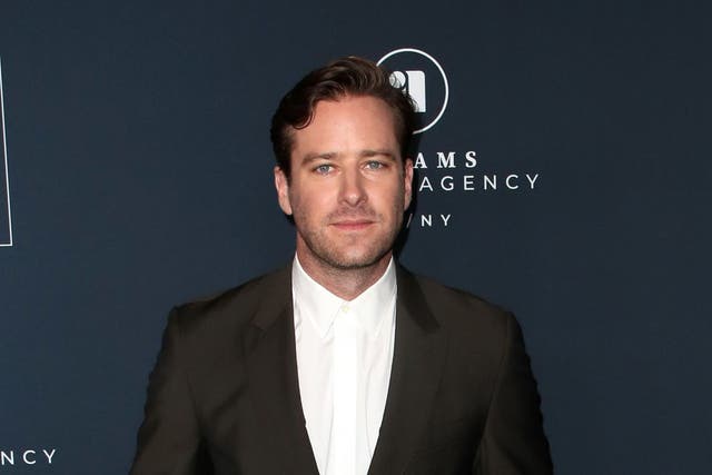 Armie Hammer at an event on 16 November 2019 in Los Angeles, California
