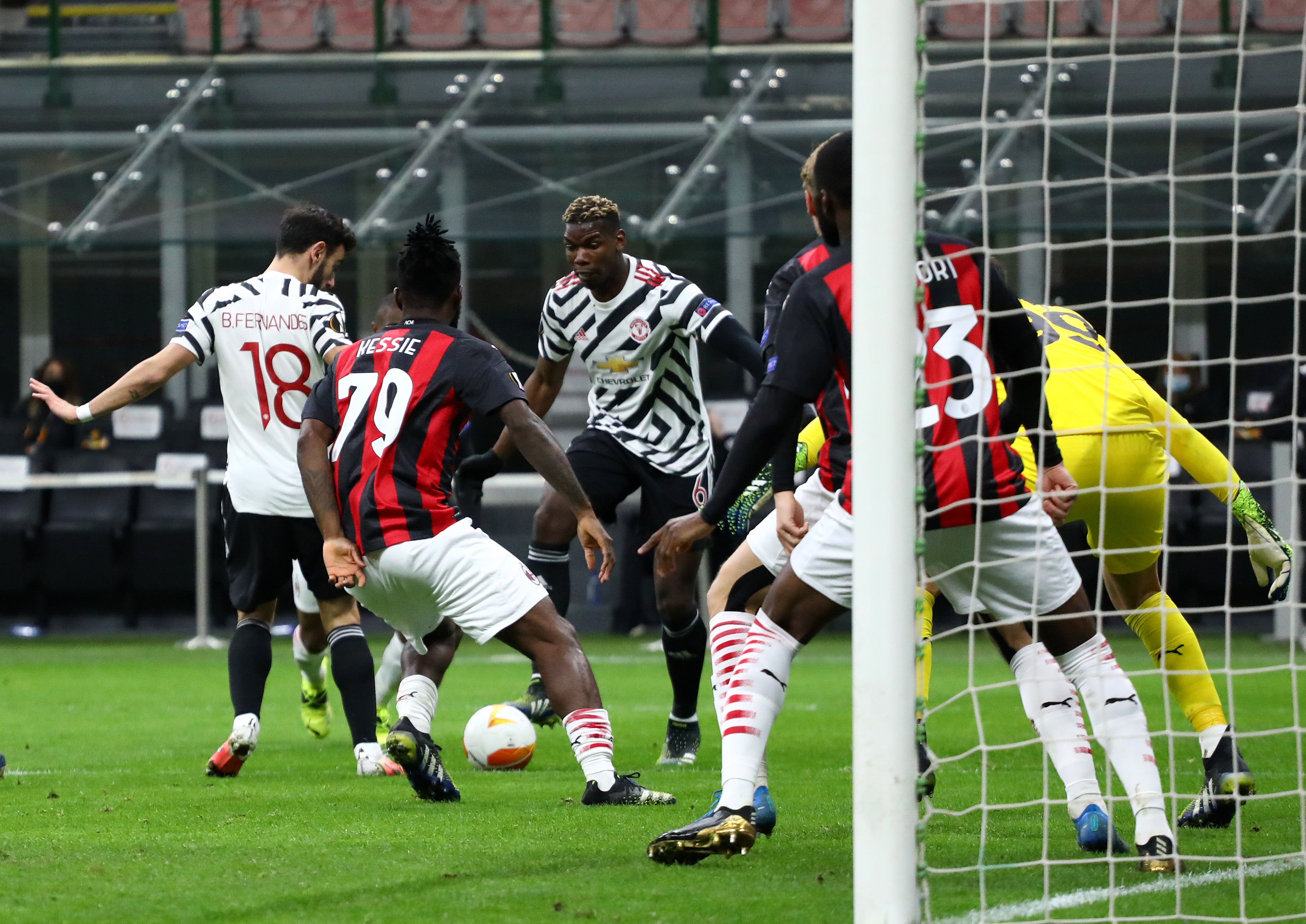 Paul Pogba moments before his match-winning goal