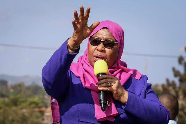 <p>Hassan is currently the only female political leader in Africa</p>