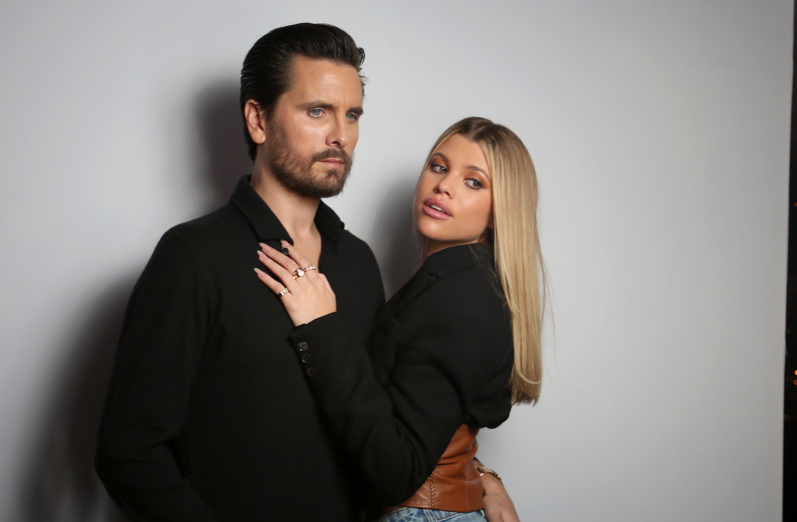 Scott Disick and Sofia Richie before the pandemic.