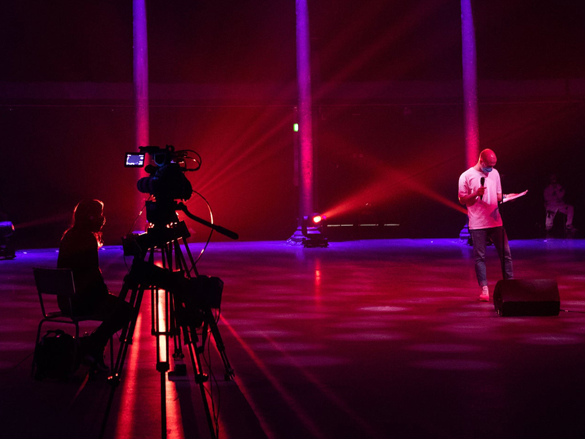 The Poetry Slam Final 2020 was live-streamed from the Roundhouse in November