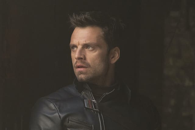 <p>Sebastian Stan as Bucky Barnes in The Falcon and the Winter Soldier</p>