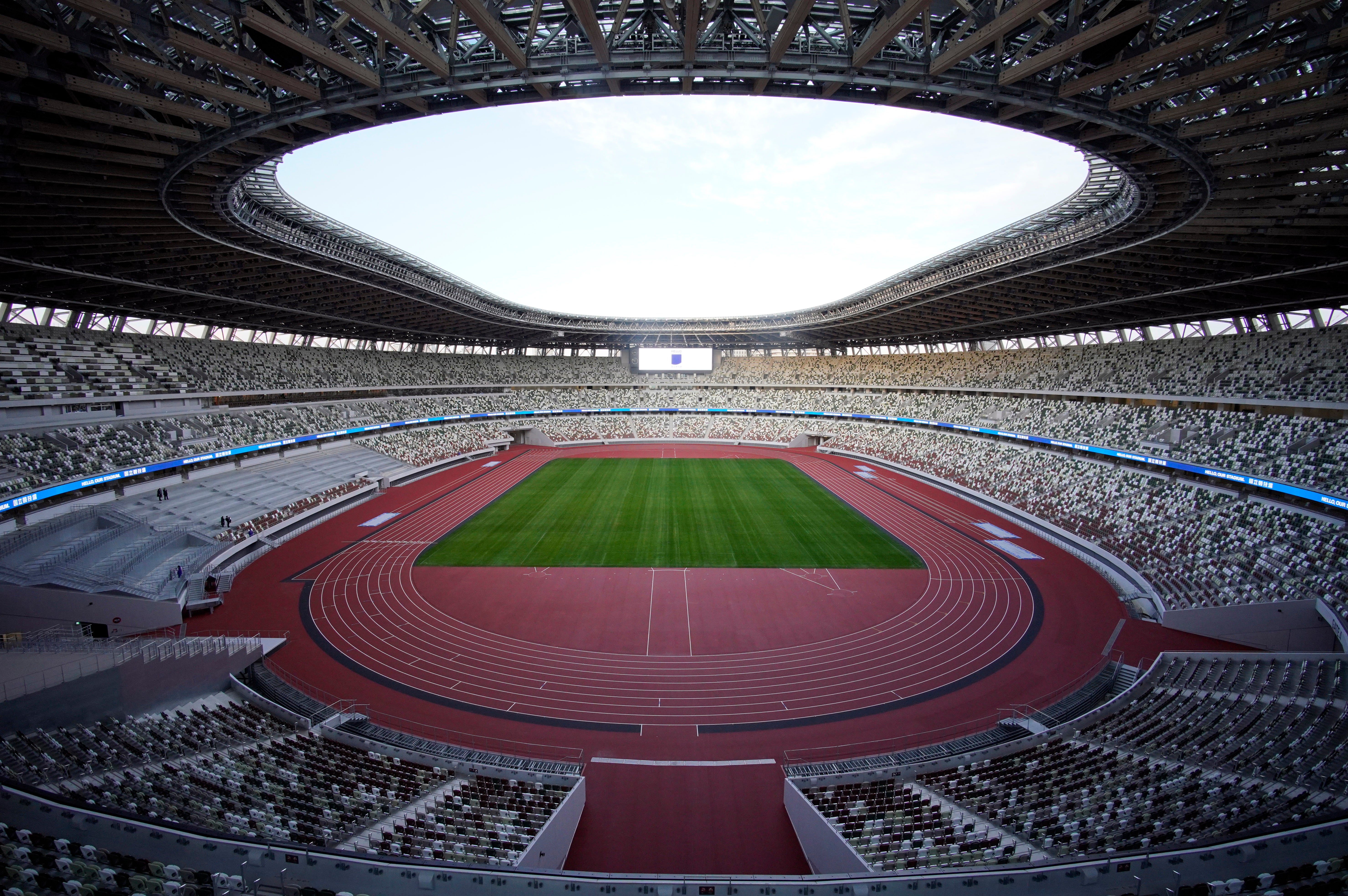 The new National Stadium in Tokyo