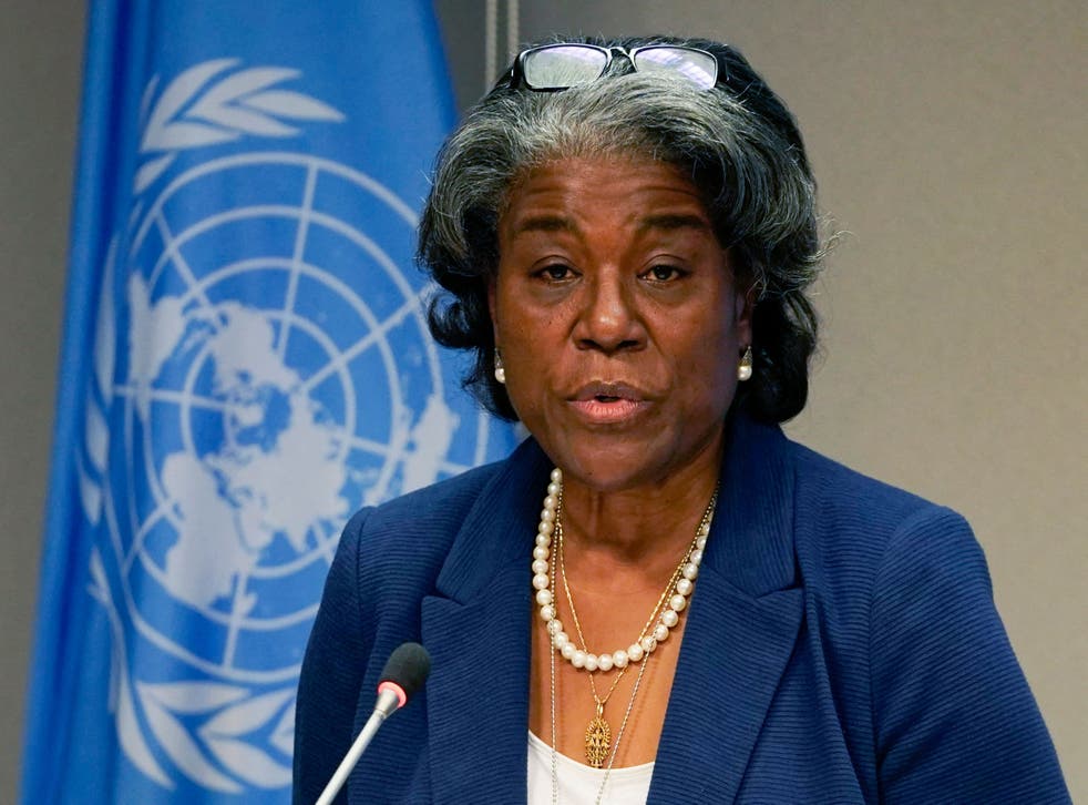 US ambassador to the United Nations, Linda Thomas-Greenfield