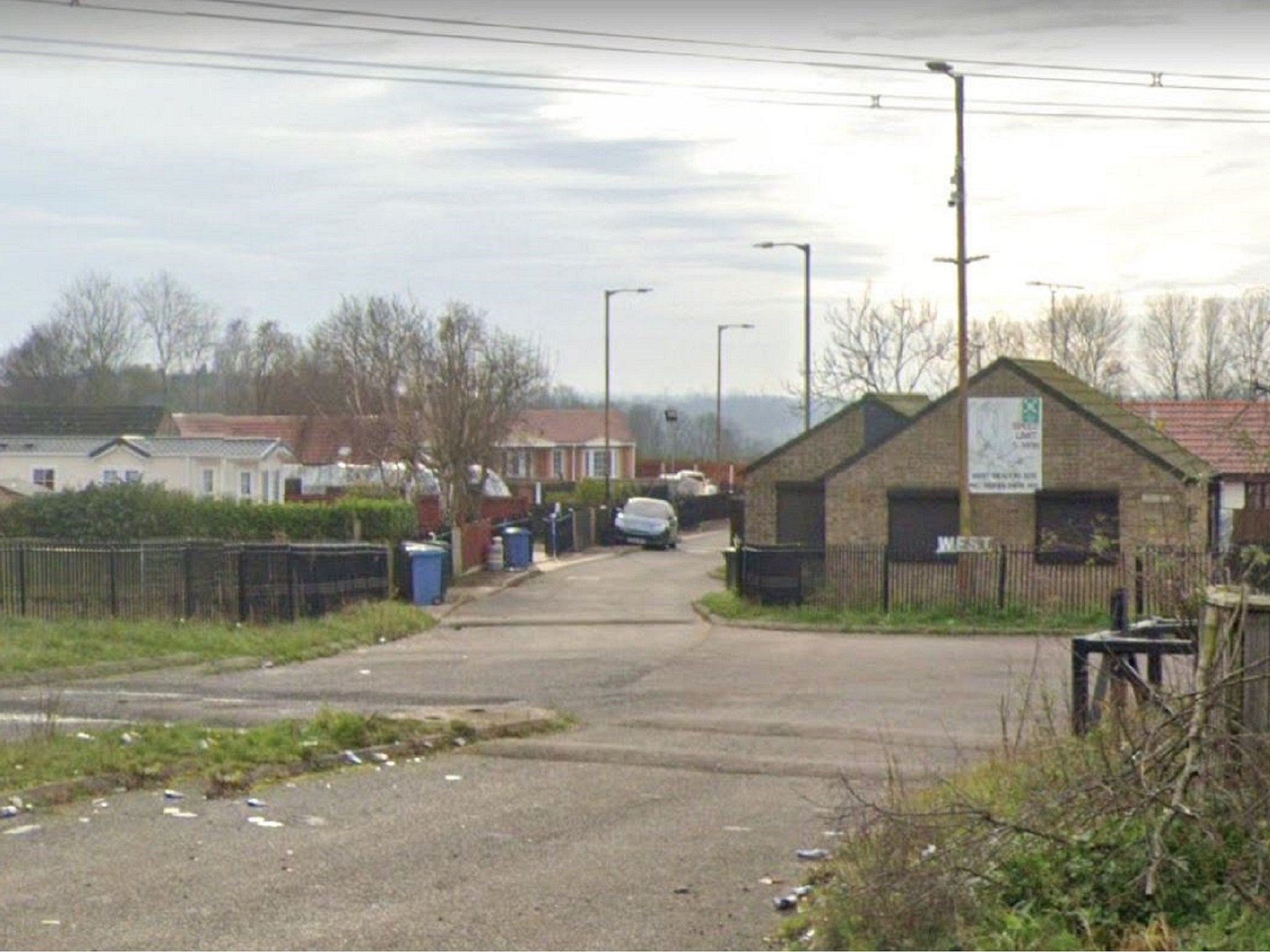 Google street view image of the West Meadows site in Ipswich, Suffolk