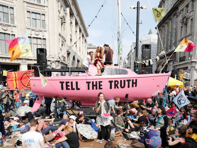 <p>‘The next level up in provocation to authority are the protests involving passive resistance and obstruction but which are non-violent’</p>