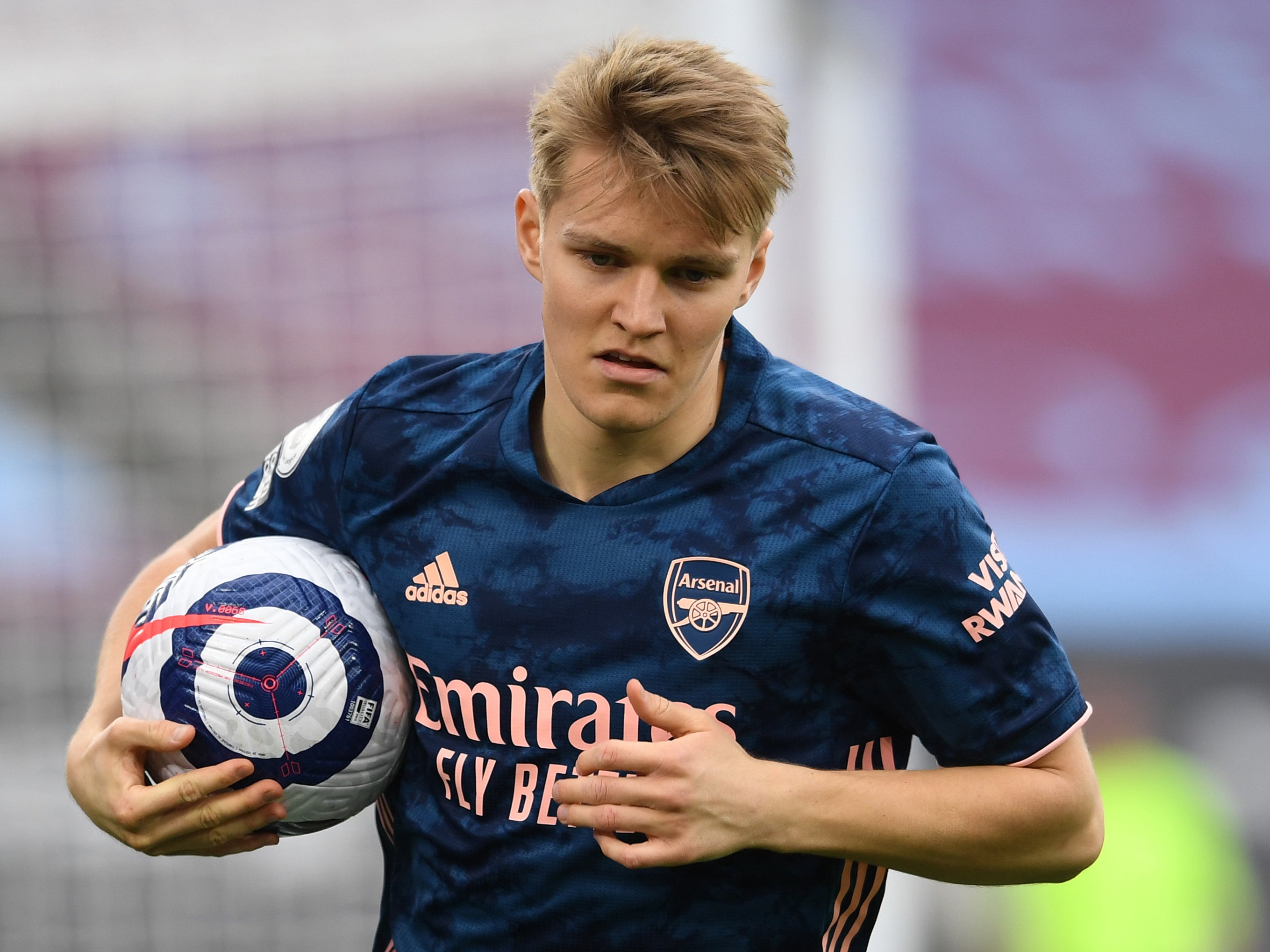 Arsenal’s on-loan midfielder Martin Odegaard