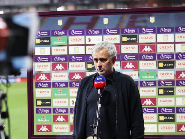 Tottenham coach Jose Mourinho