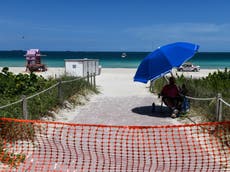 Nine-year-old boy hospitalised after shark attack in waist-deep water at Miami Beach