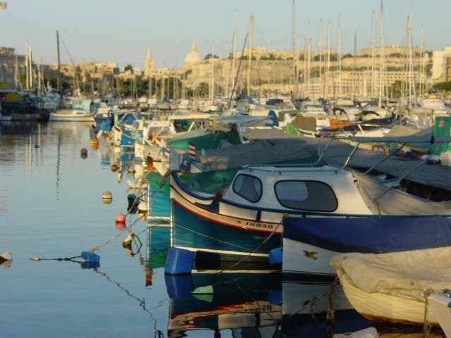 Green to go? The harbour at Valletta in Malta