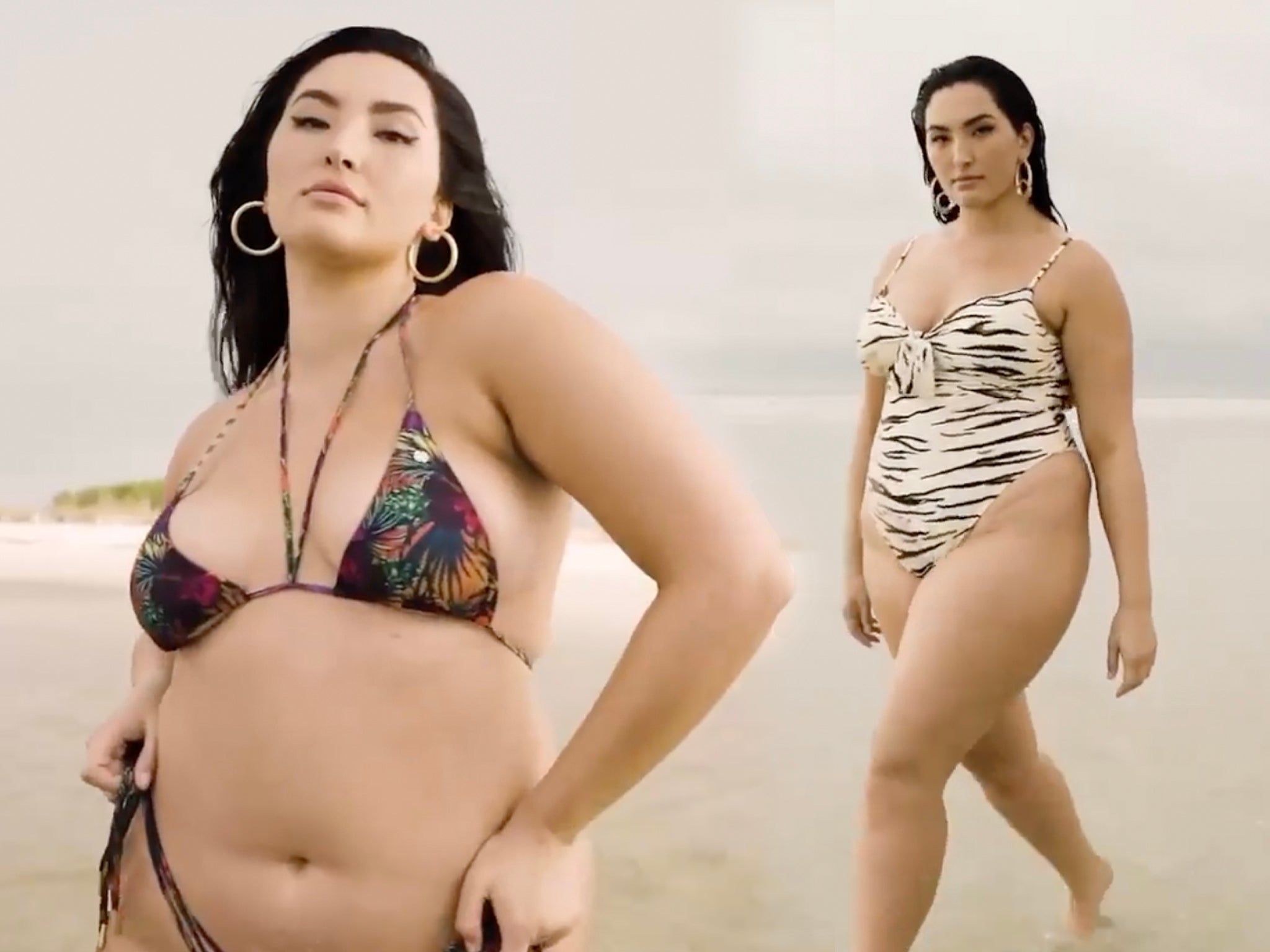 Naked Asian Sports Videos - Sports Illustrated's first plus-size Asian model Yumi Nu says it's an  'incredible honour' | The Independent