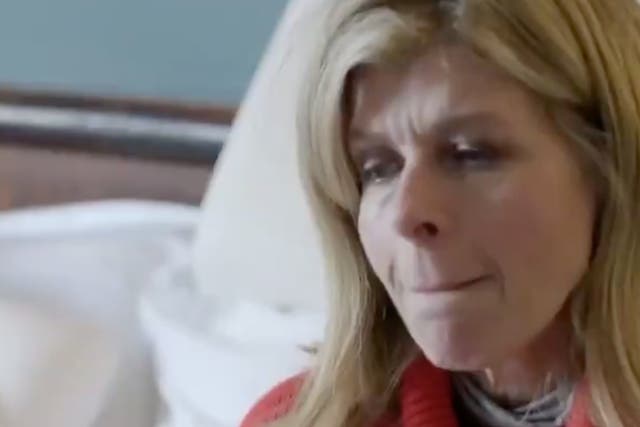 Kate Garraway in the ITV documentary, Finding Derek