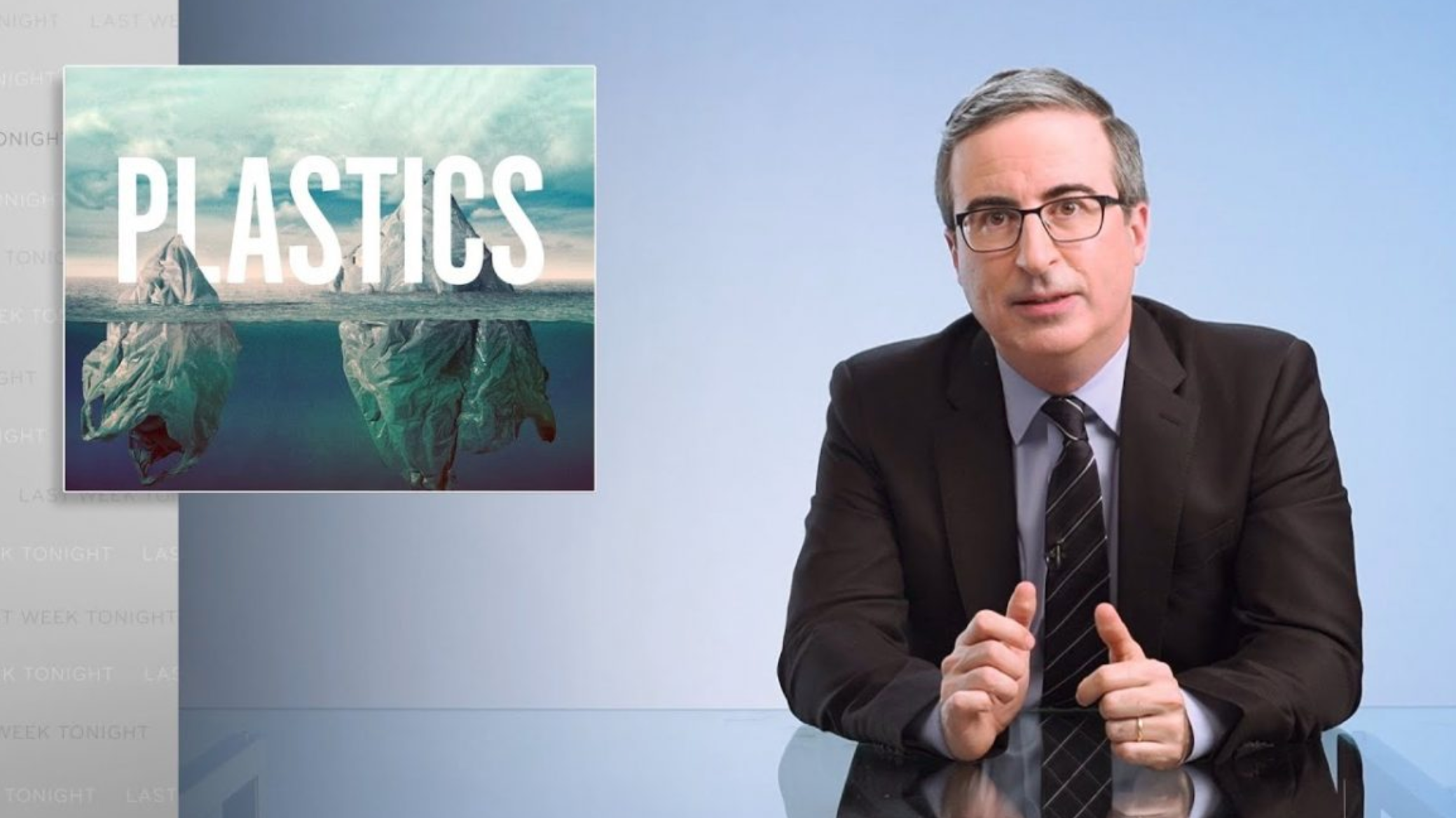 John Oliver took on plastic recycling on this week’s episode of Last Week Tonight