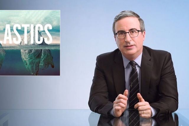 John Oliver took on plastic recycling on this week’s episode of Last Week Tonight