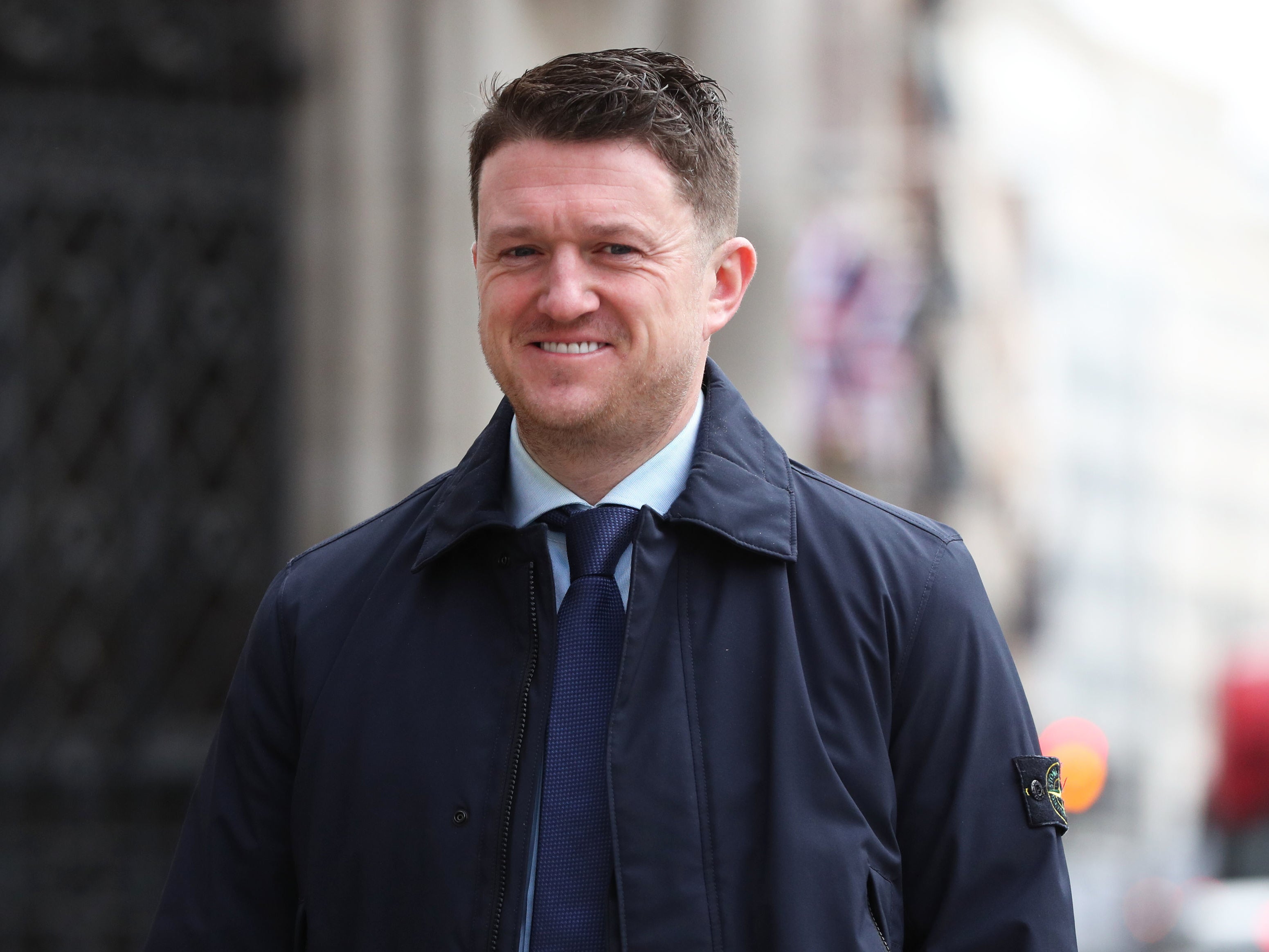 Tommy Robinson was not legally represented for the preliminary hearing at the High Court