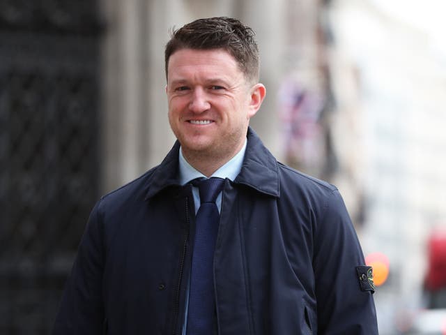 <p>Tommy Robinson was not legally represented for the preliminary hearing at the High Court</p>