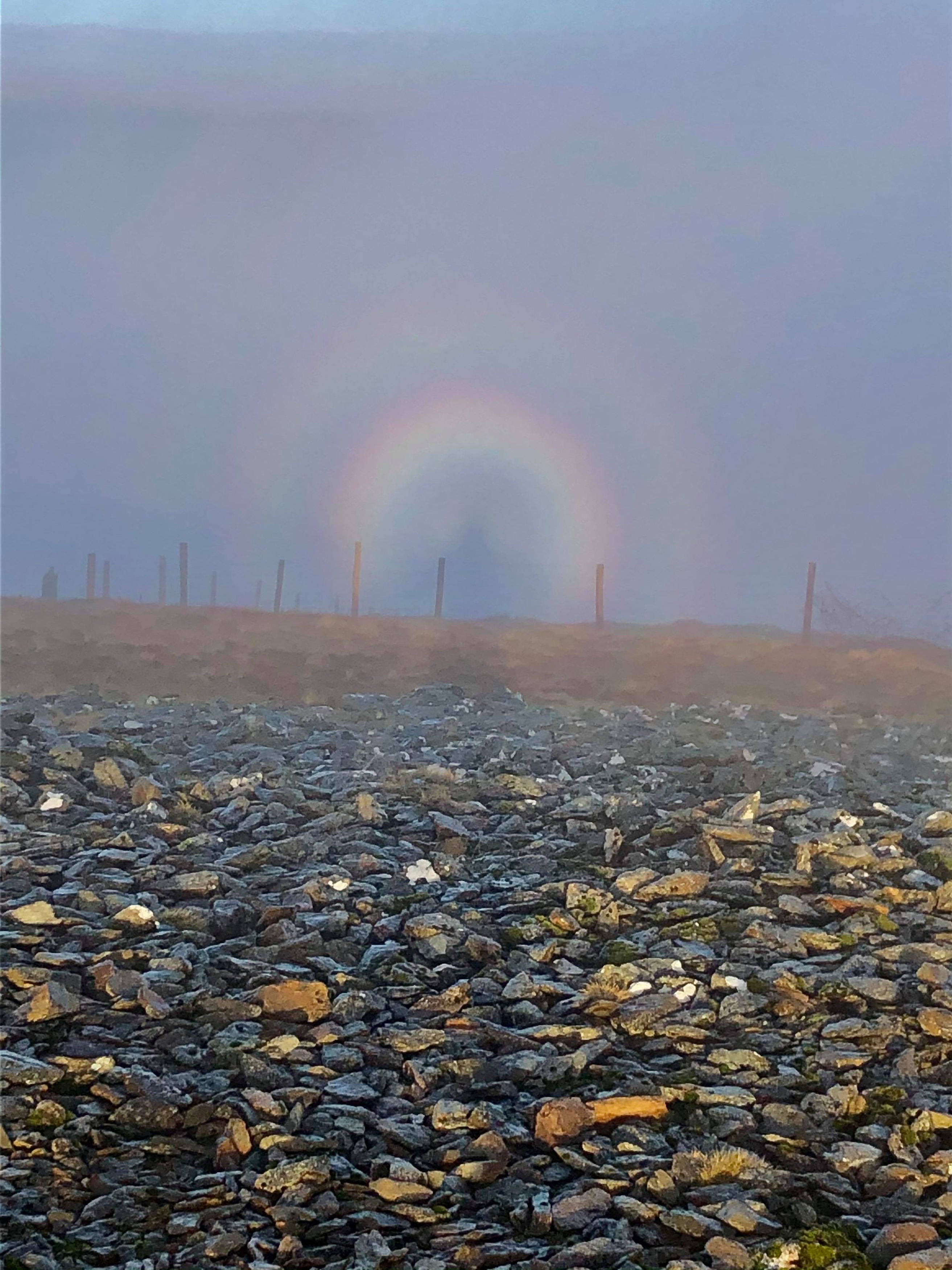 Hiker witnessed the weather event while hiking in Snowdonia